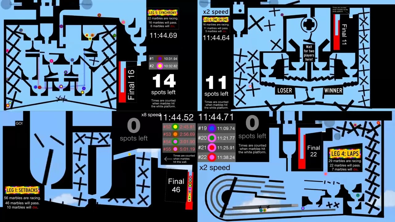 The Amazing Marble Race - Season 3 by carykh but in real time (adjusted for speed)