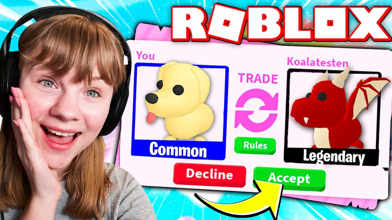 *POOR TO RICH* TRADING CHALLENGE mod @Kovates! | Dansk Roblox: Adopt Me med Kaytraine