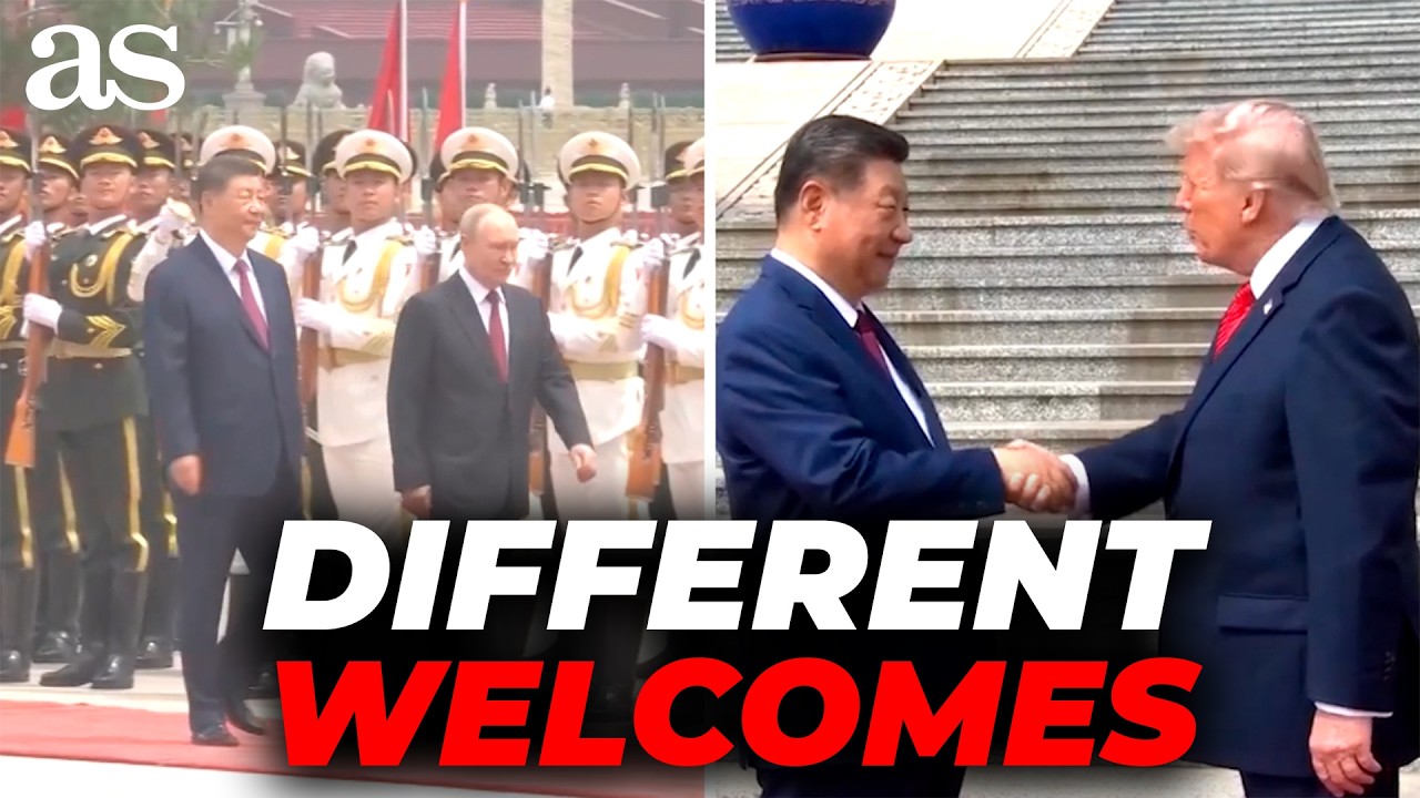 The DIFFERENT receptions XI JINPING gave PUTIN and TRUMP go VIRAL