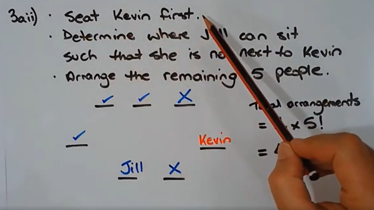 Maths Extension 1 HSC exam revision questions for topic Permutations, Combinations, Combinatorics