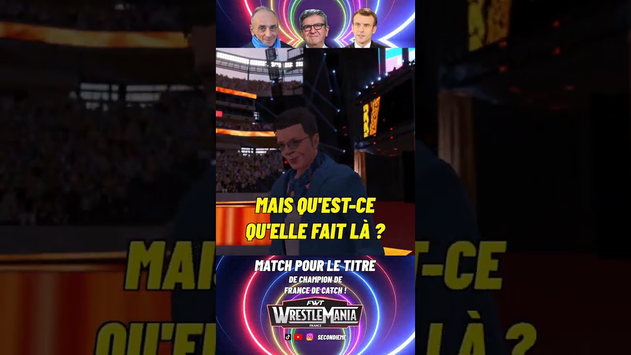 MACRON VS MELENCHON VS ZEMMOUR, QUI SERA LE CHAMPION DE FRANCE DE CATCH ?