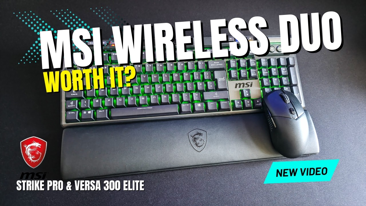 Распаковка новых игровых периферийных устройств MSI | Обзор Strike Pro и Versa 300