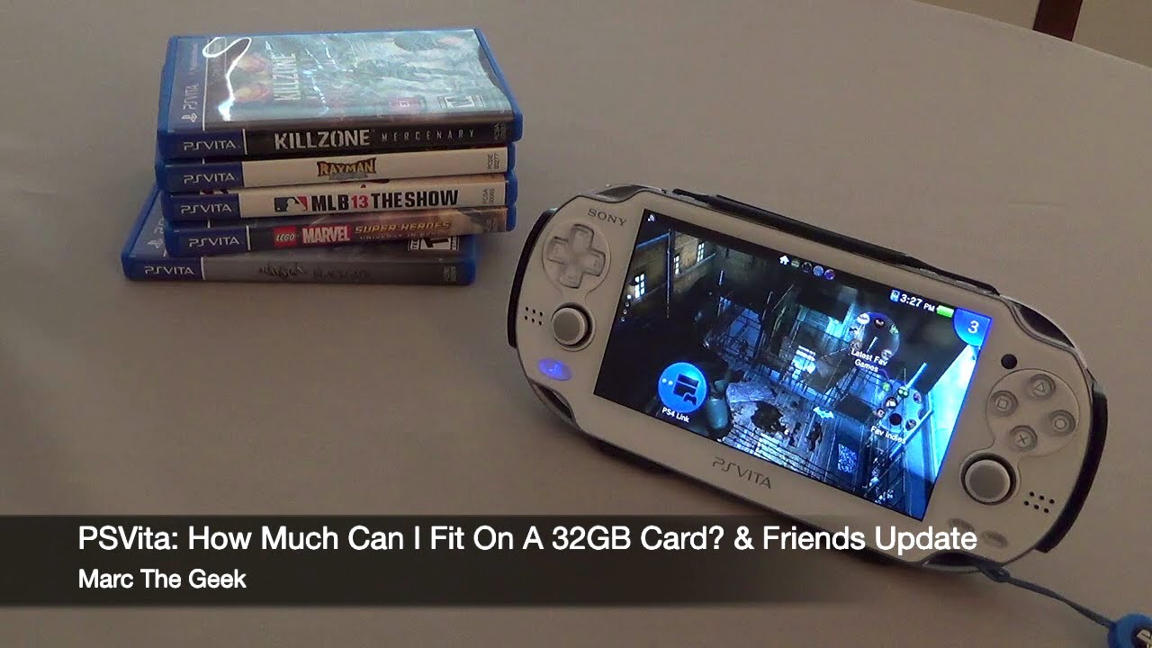 PSVita: Сколько данных поместится на карту памяти объемом 32 ГБ и что находится на моей Vita.