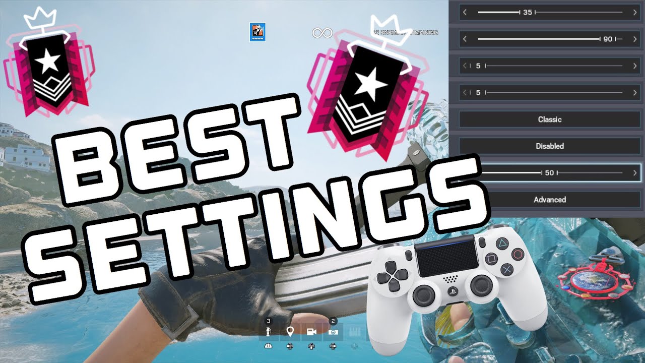 The BEST Console CHAMPION Settings & Sensitivity (Controller) - Rainbow Six Siege Champion