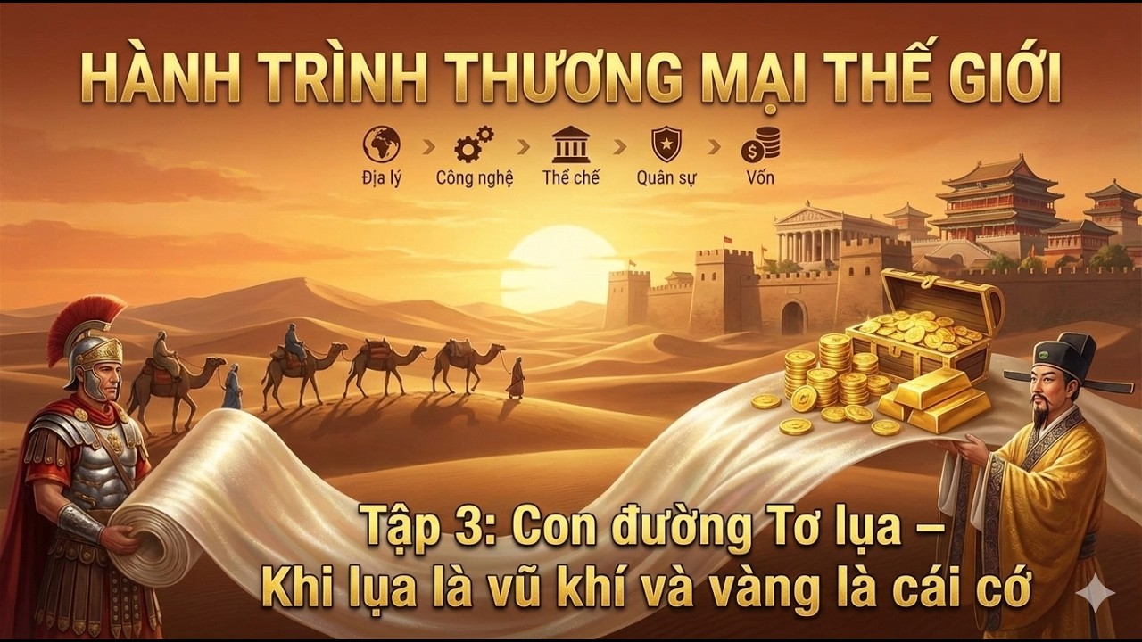 Tập 3: Con đường Tơ lụa – Khi lụa là vũ khí và vàng là cái cớ