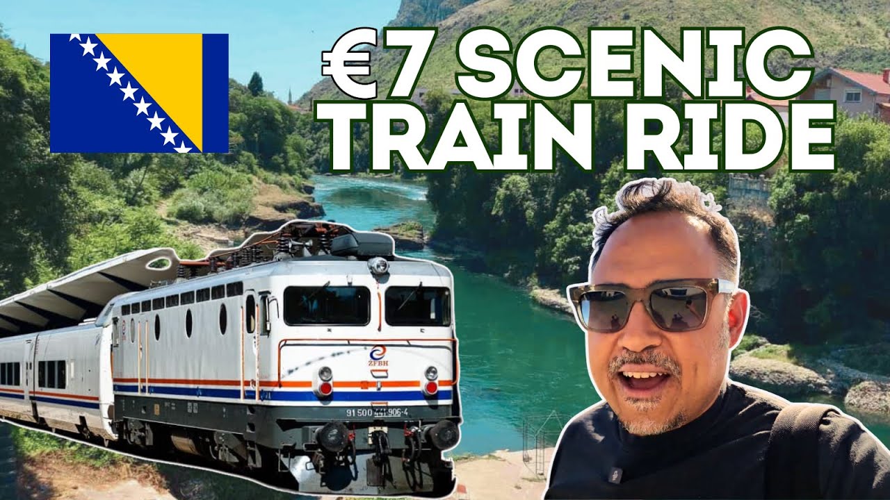 Scenic Train Ride to Mostar from Sarajevo! 🇧🇦