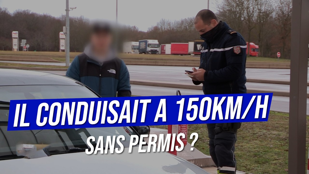 Contrôle routier choc : un chauffard à 158 km/h sur autoroute pluvieuse en Bourgogne