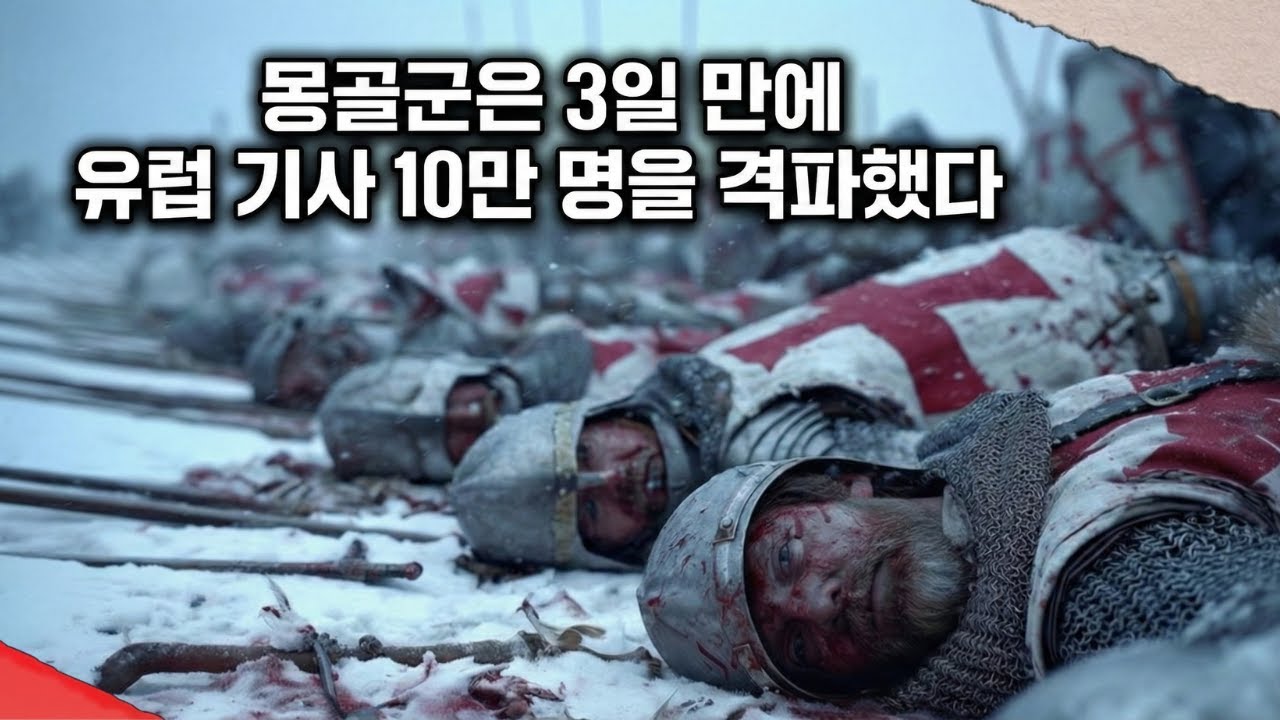 몽골군은 어떻게 단 3일 만에 10만 명의 유럽 기사들을 궤멸시켰는가