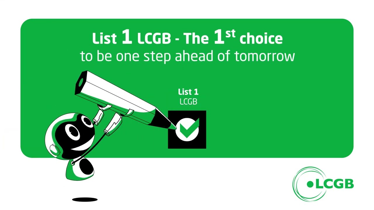 List 1 LCGB - The 1st choice to be one step ahead of tomorrow