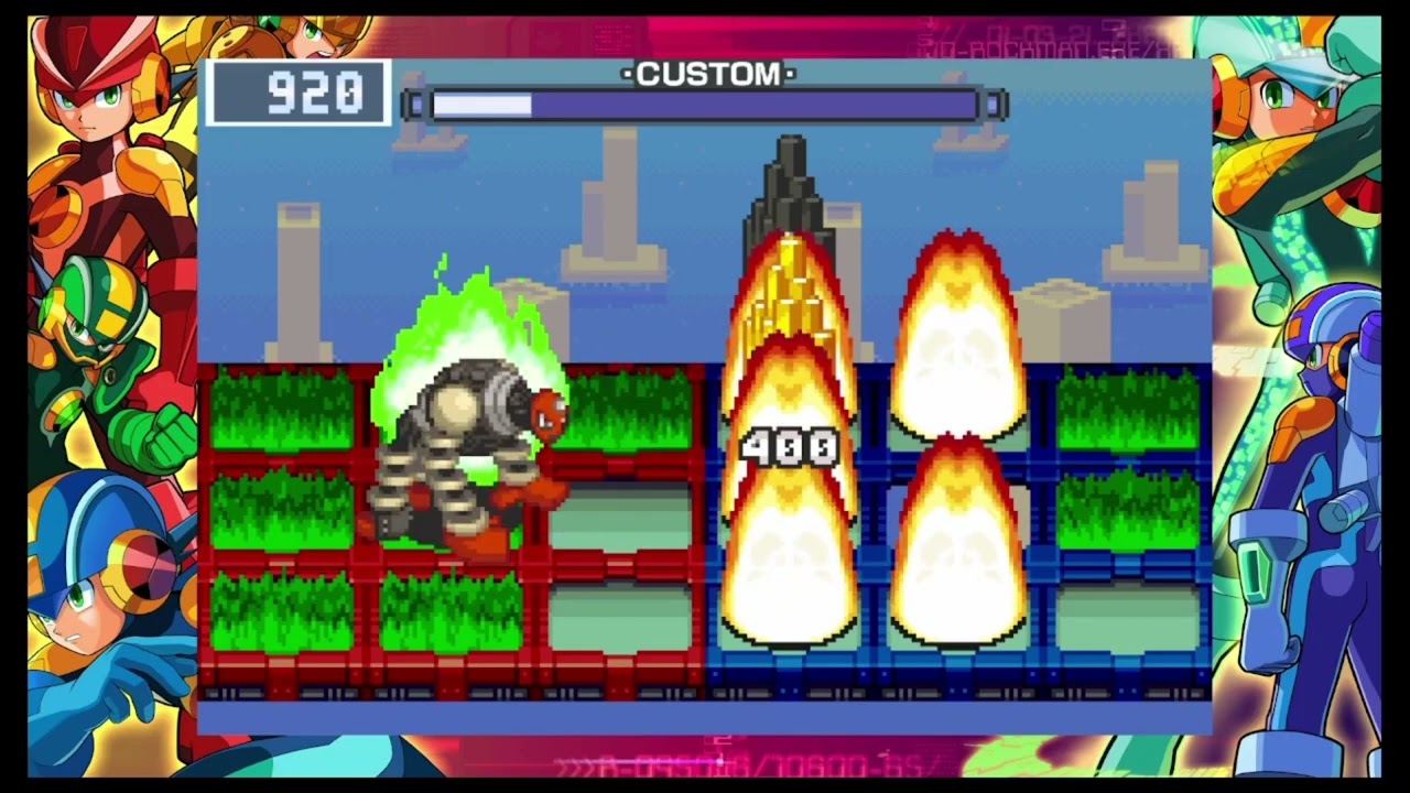 All Numbers Deleted with Minimal Battle Chips and No PAs - Megaman Battle Network 3 White