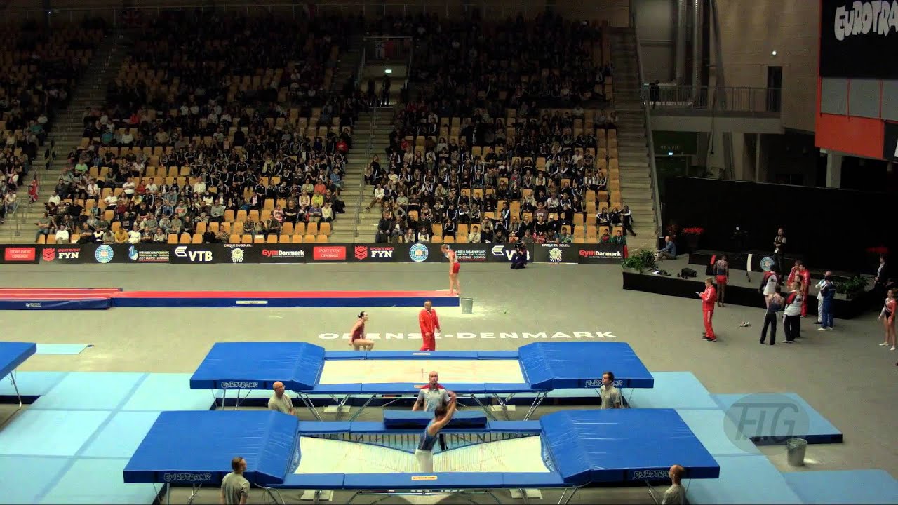 MARTIN Jorge (ESP) - 2015 Trampoline Worlds - Qualification TR Routine 2