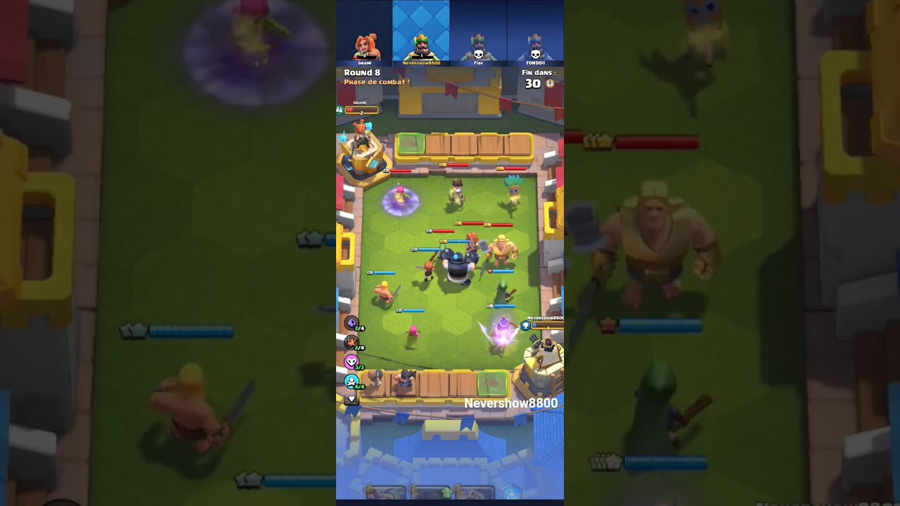 Reine des arch&egrave;res 4 &eacute;toiles IMBA #clashroyale #mergetactics