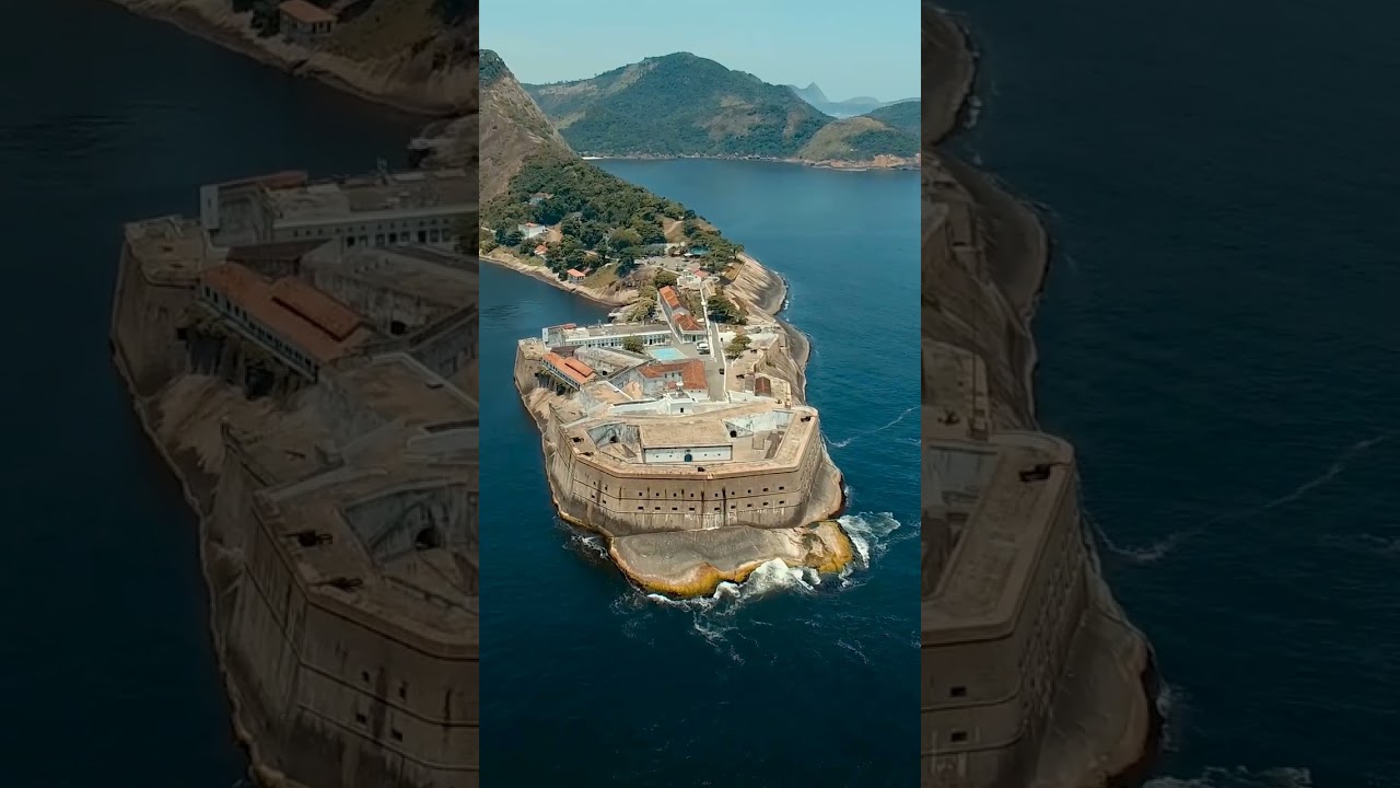4K UHD Drone view of  Fortaleza de Santa Cruz #beautifulnature