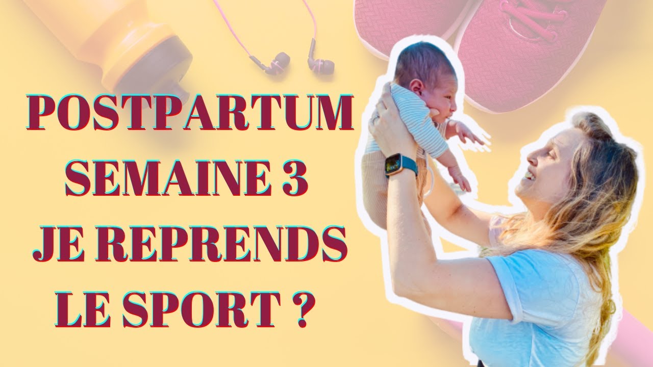 REPRENDRE LE SPORT APRÈS GROSSESSE | Vlog post-partum semaine 3