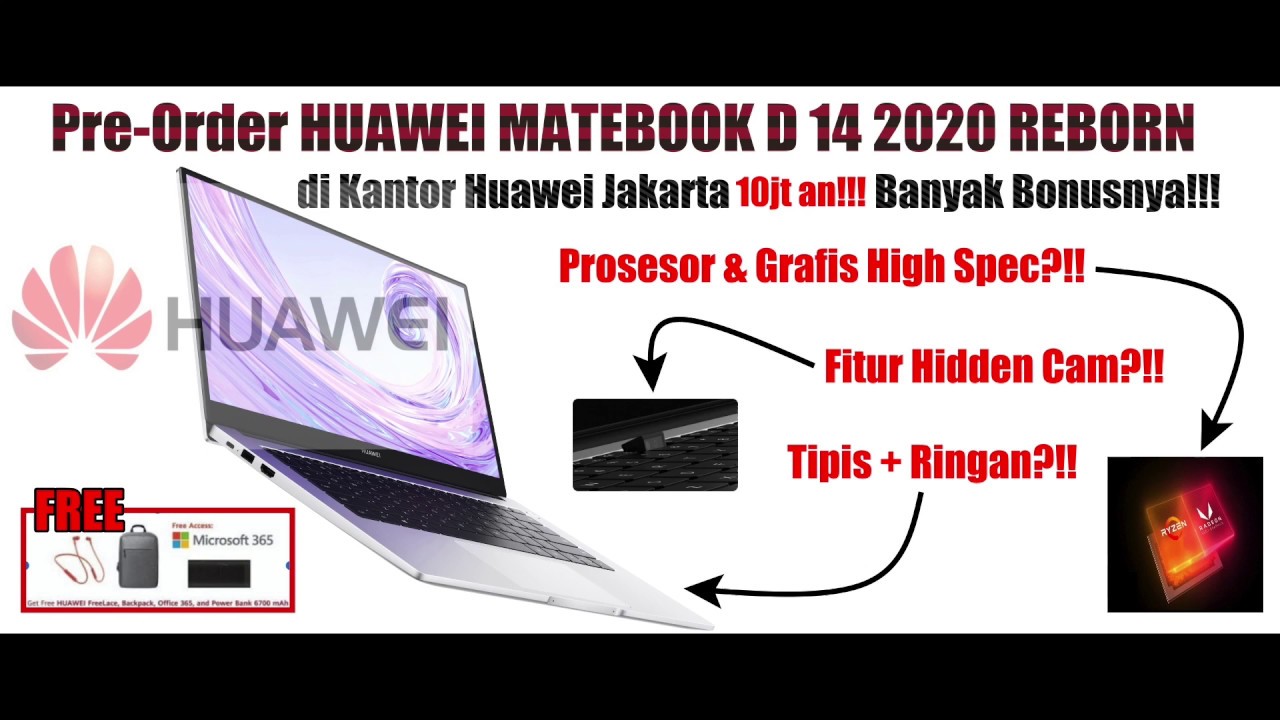 UNBOXING Huawei MateBook D 14 Reborn 2020 AMD Ryzen 7 3700U Laptop Ultrathin !
