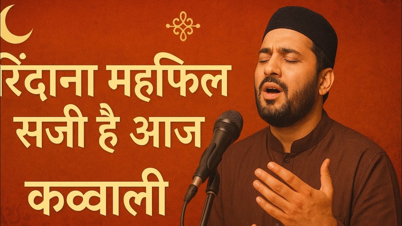 “रिंदाना महफ़िल सजी है आज | सूफ़ी कव्वाली | Ishq o Haqiqat | New Sufi Qawwali 2026”