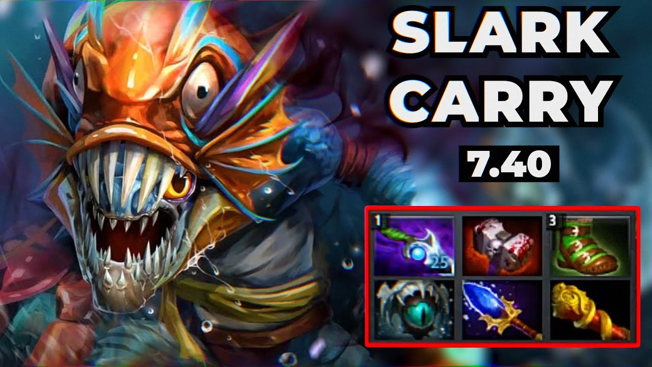AMASSANDO o JOGO com o NOVO SLARK no PATCH 7.40!