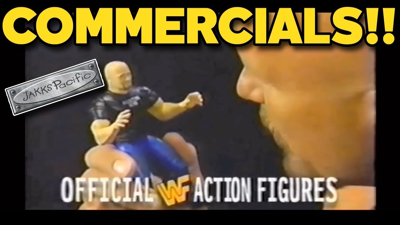 Vintage WWF Jakks Pacific BCA Action Figure Commercials!!