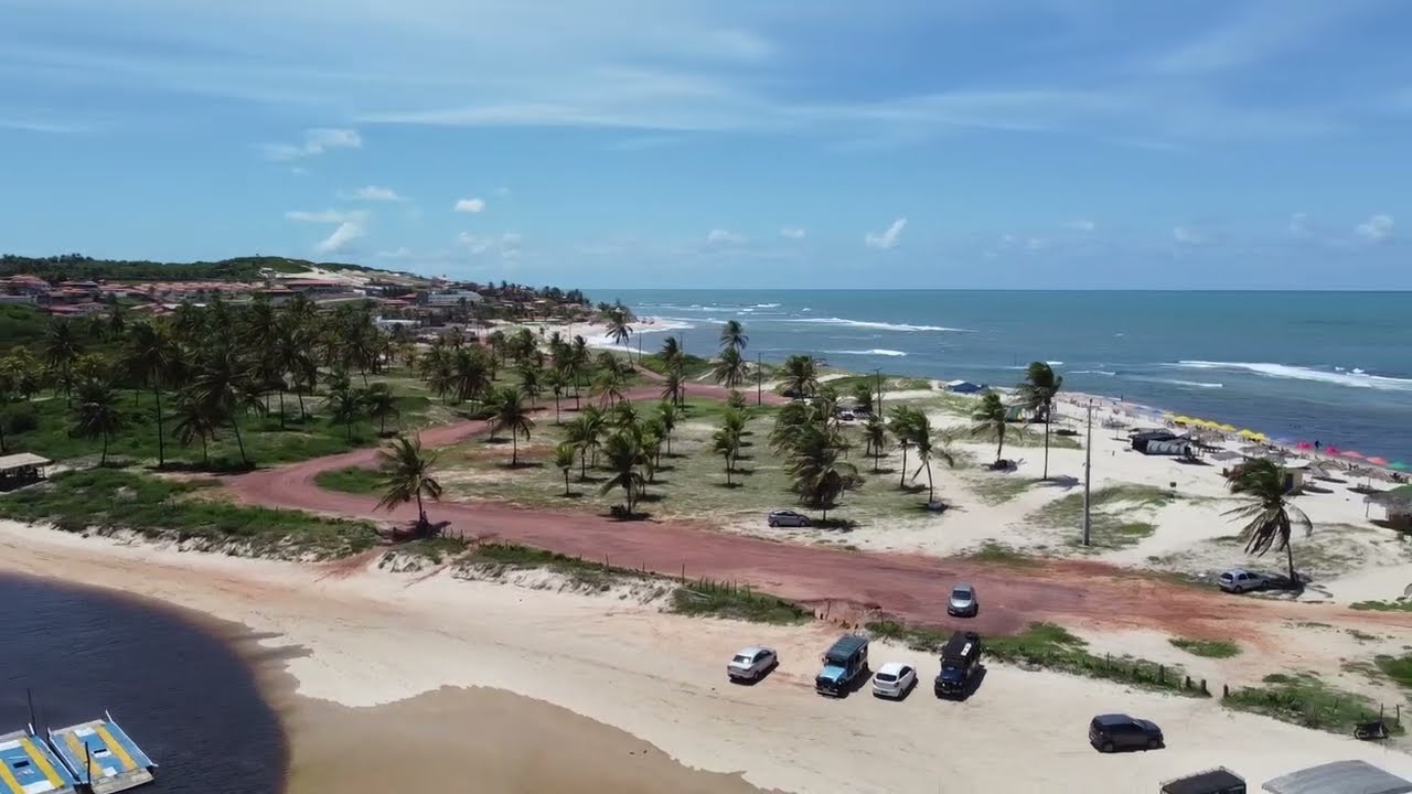 FUI AO CARIBE DO RN. PRAIA DE SIBAÚMA E PONTINHA DA BARRA DE CUNHAÚ .