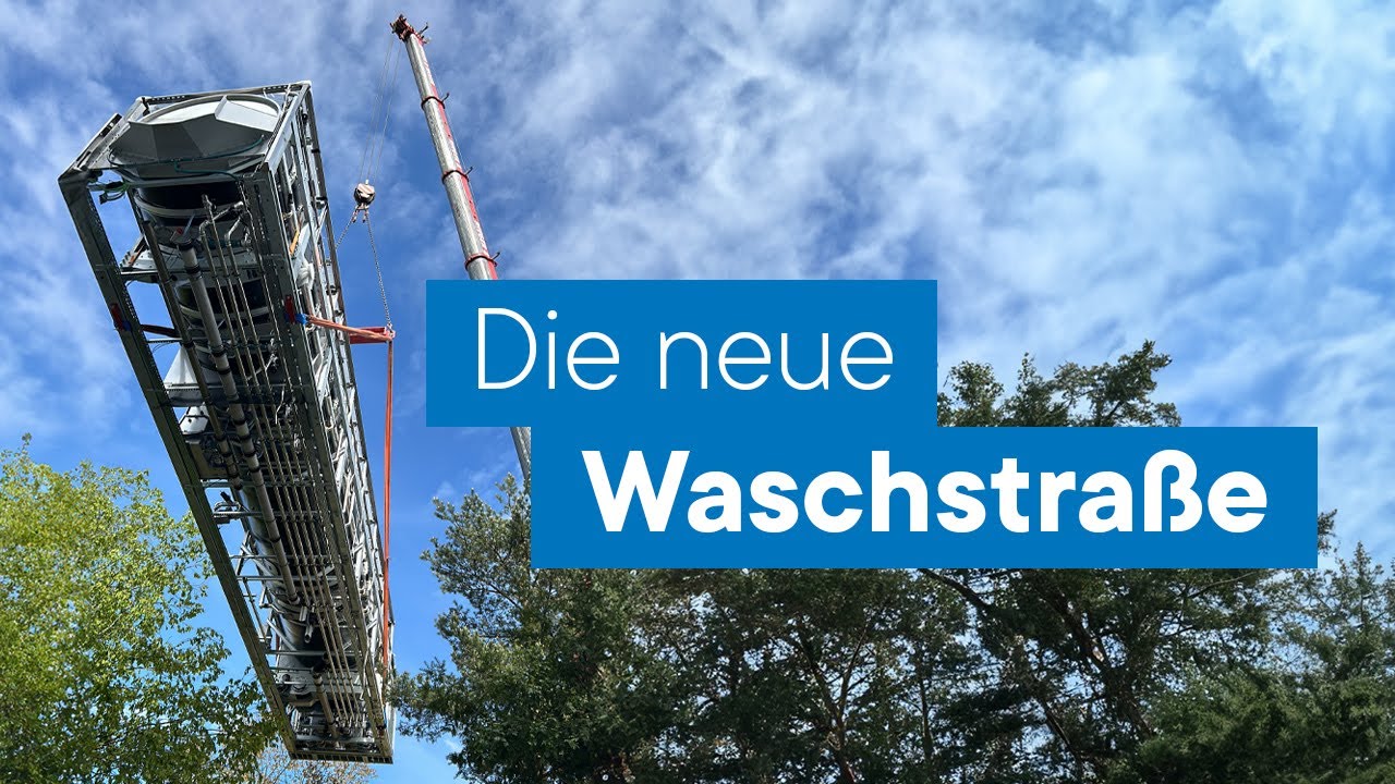 Neue Waschstraße für die Wäscherei Bohnet