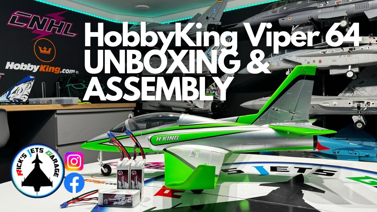 HobbyKing Viper 64 EDF JET - UNBOXING & ASSEMBLY [4K 60fps]