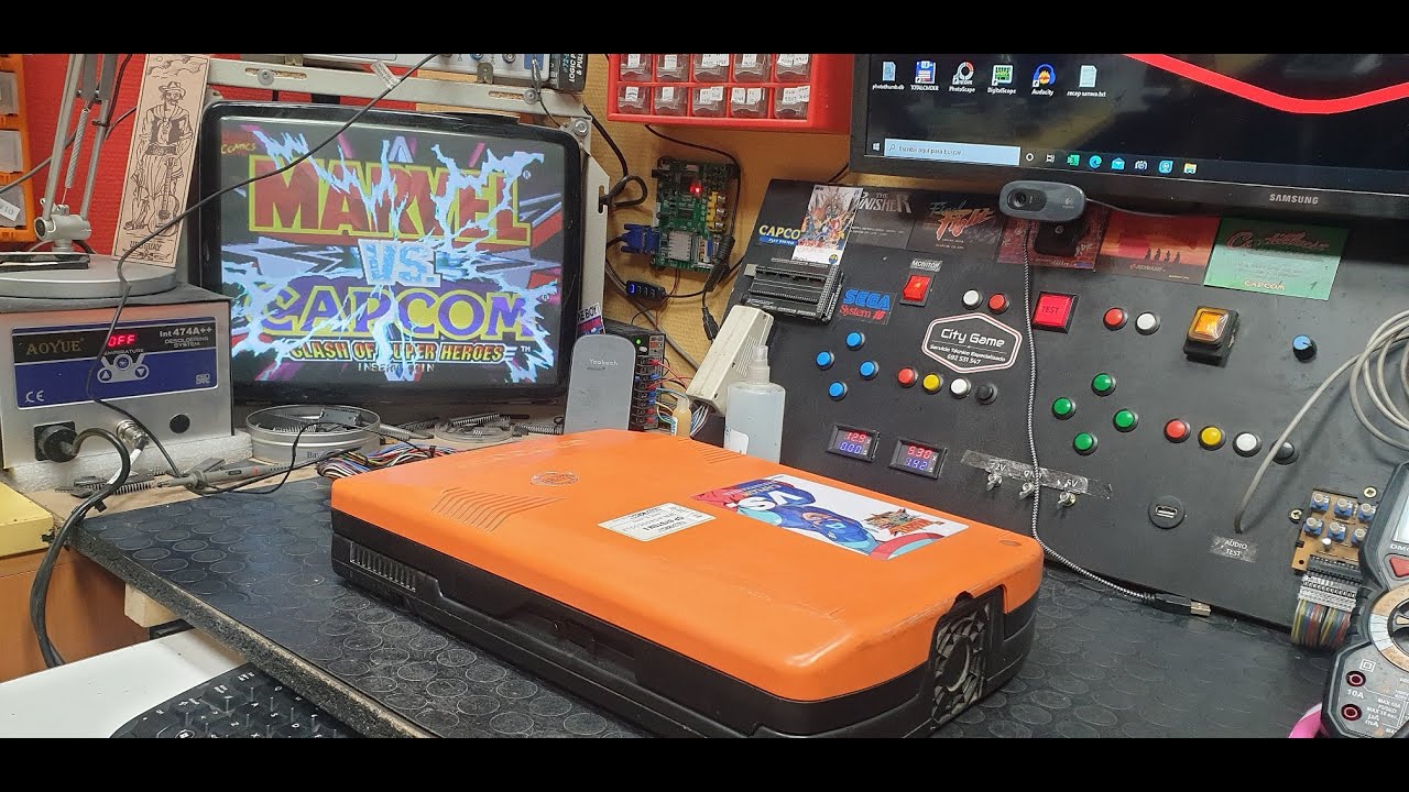 Marvel vs Capcom cps2 jamma cambio de pila truco