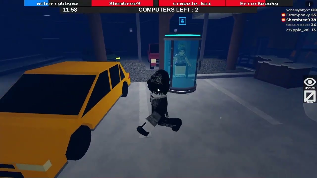 Making a racist camper ragequit with server