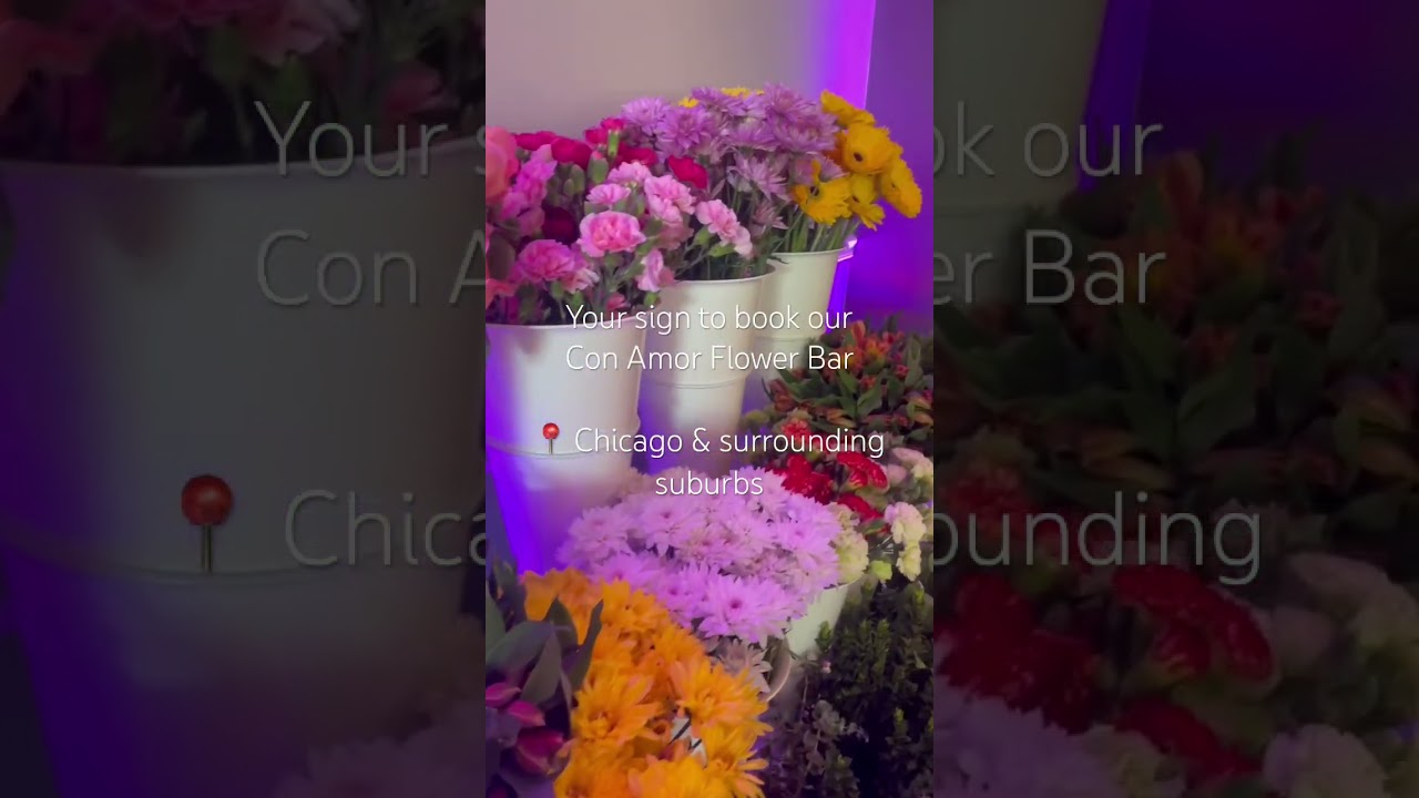 Your sign to book a flower bar for your next event 💐 