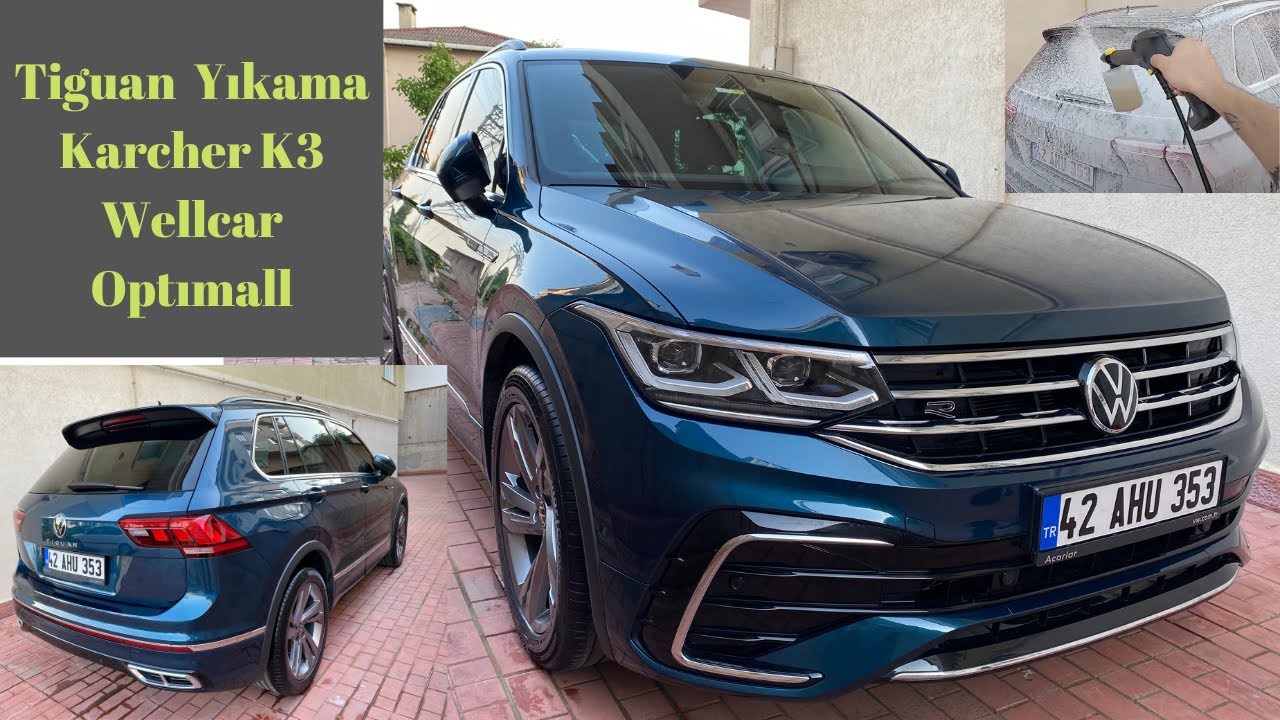 Tiguan Detaylı Yıkama/ Karcher K3/ Wellcar/ Optımall/ Car Wash ASMR