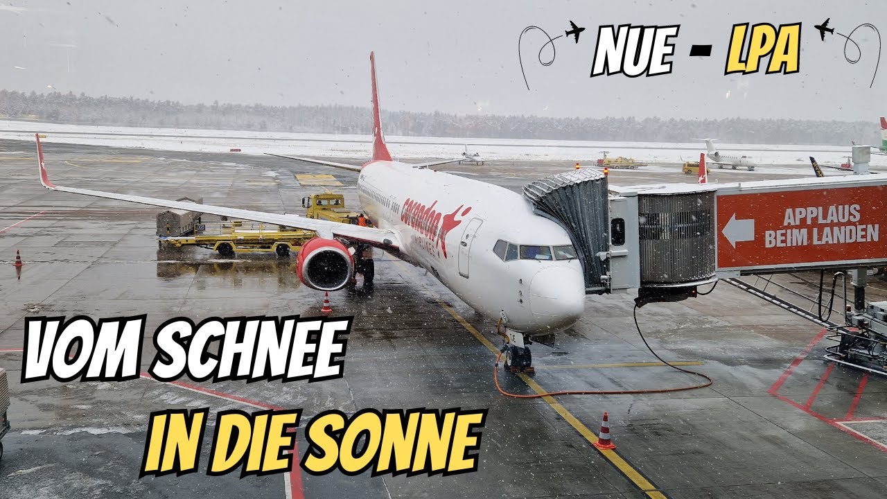 FLIGHT REPORT / Mit Corendon von Nürnberg nach Las Palmas (Gran Canaria) / NUE - LPA