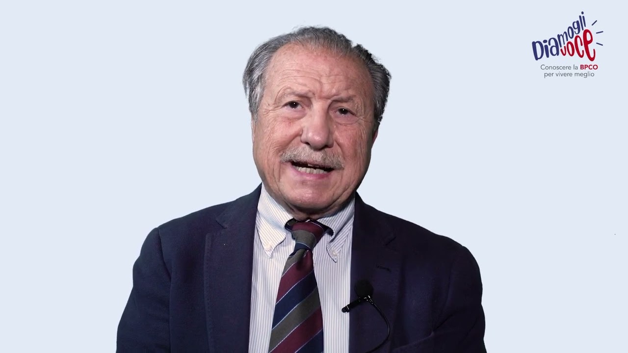 Il Prof. S. D'Antonio parla dei pazienti BPCO - Progetto 'Diamogli Voce'