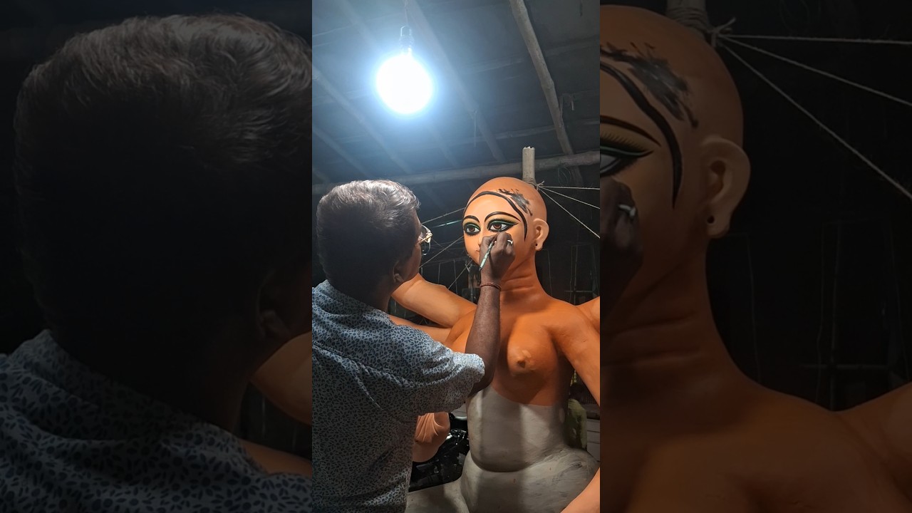 Kumartuli Durga Thakur Making Video 2025 #Kumartuli #Shorts Video #Kolkata