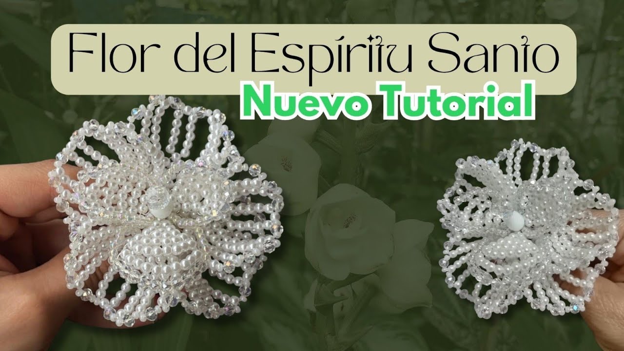 Tembleques Panameños-Flor del Espíritu Santo  | Pearl Orchid Step-by-Step 