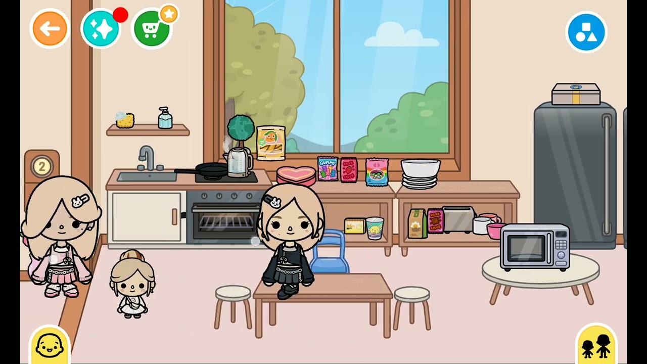 Toca boca morning routine!!