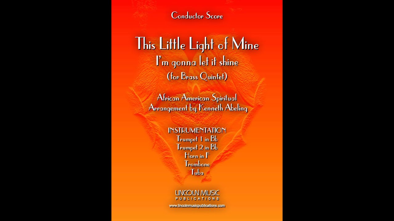 This Little light of Mine (for Brass Quintet)