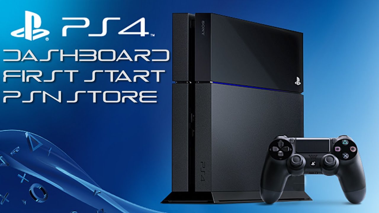 PlayStation4 - Dashboard, First Startup, PSN Store, Einstellungen - German/Deutsch - (PS4)