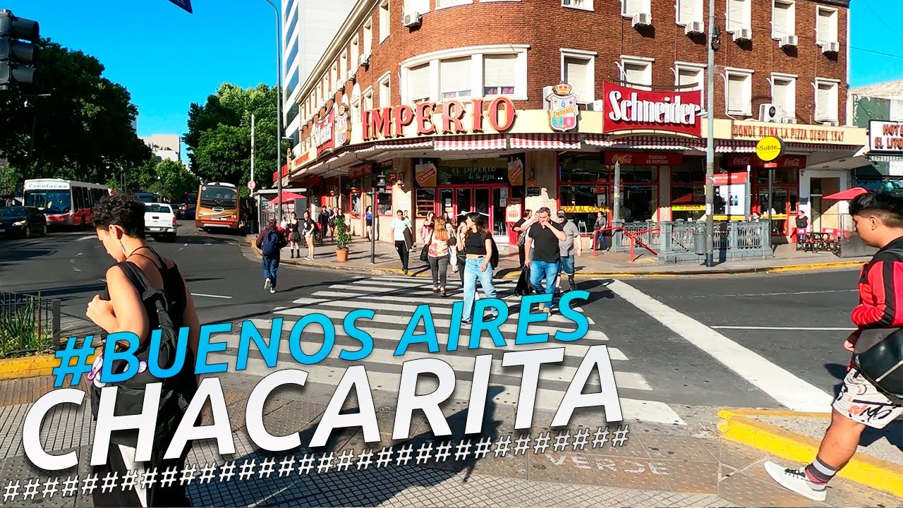 Recorriendo CHACARITA CENTRO I BUENOS AIRES I ARGENTINA I 4K Walking Tour VLOG