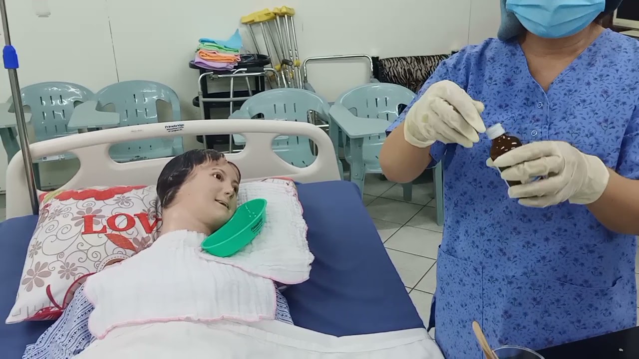 oral care for unconscious patient.