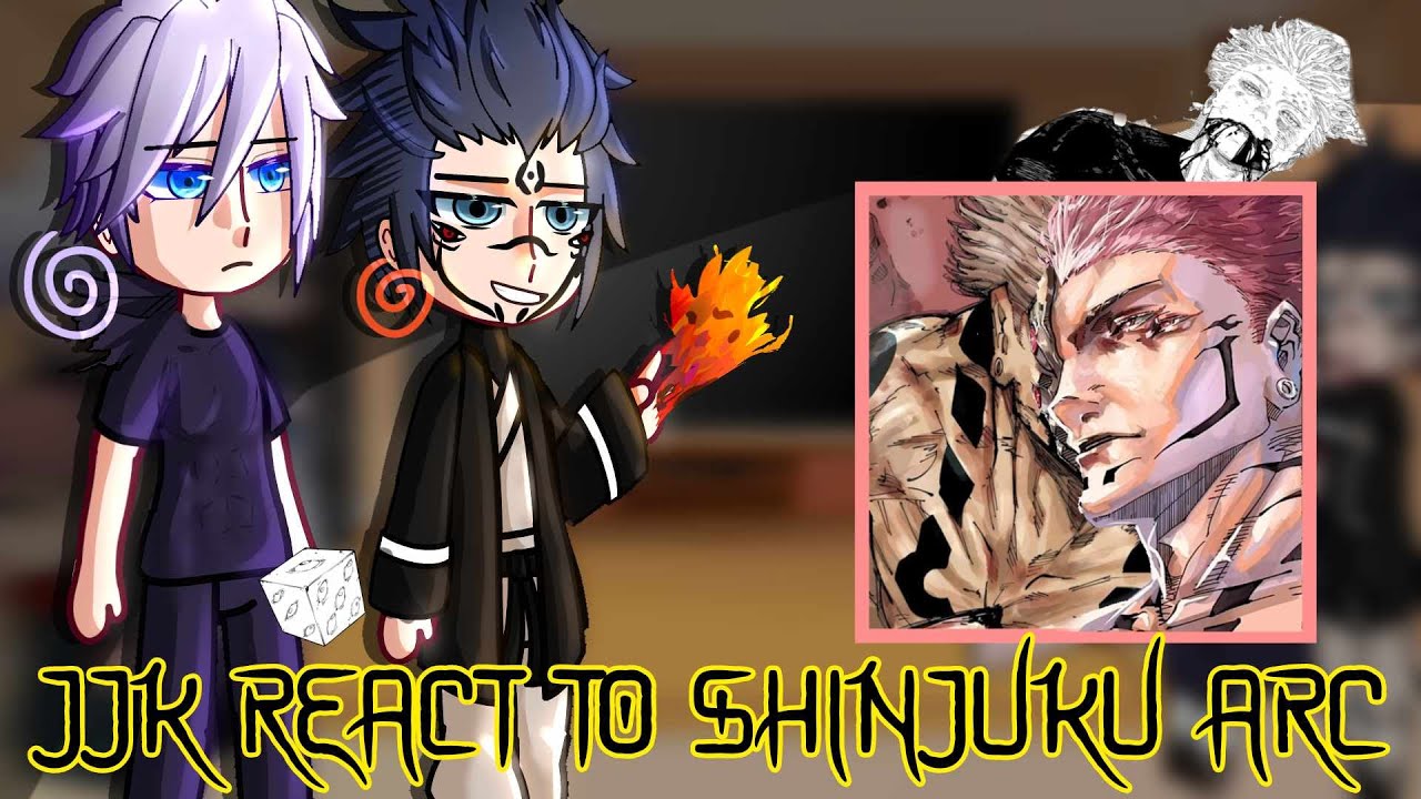 Jjk react to SHINJUKU arc || Sukuna Kaisen || Pt.1/2 || SakaraTocyo_ || Reaction videos