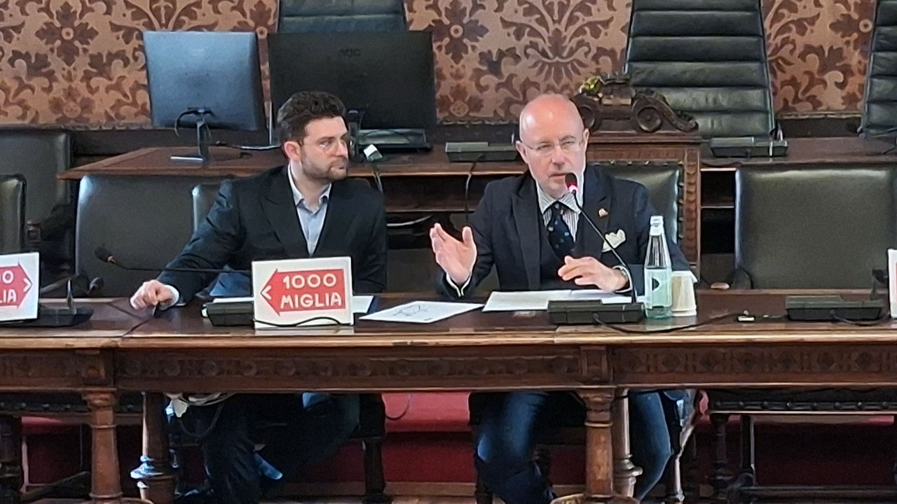 Presentazione del passaggio della Mille Miglia 2026 a Mantova