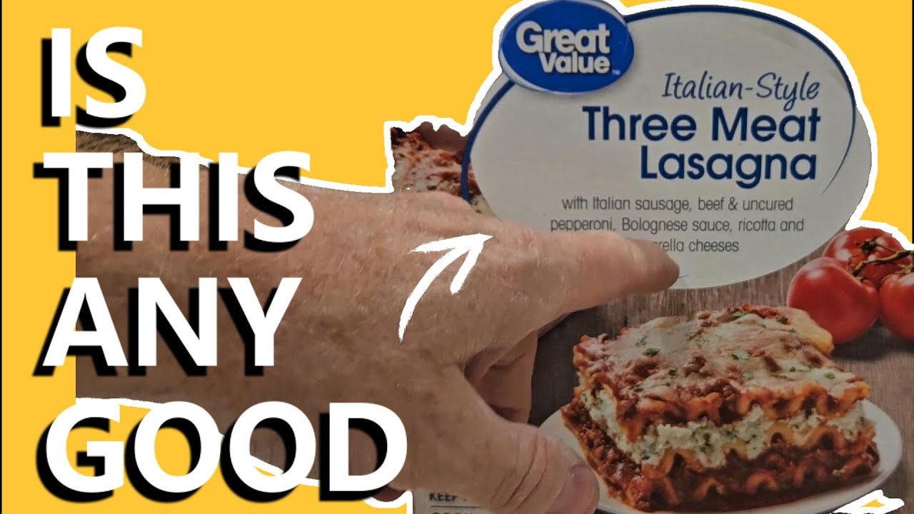 Is This WALMART Frozen LASAGNA Any Good?