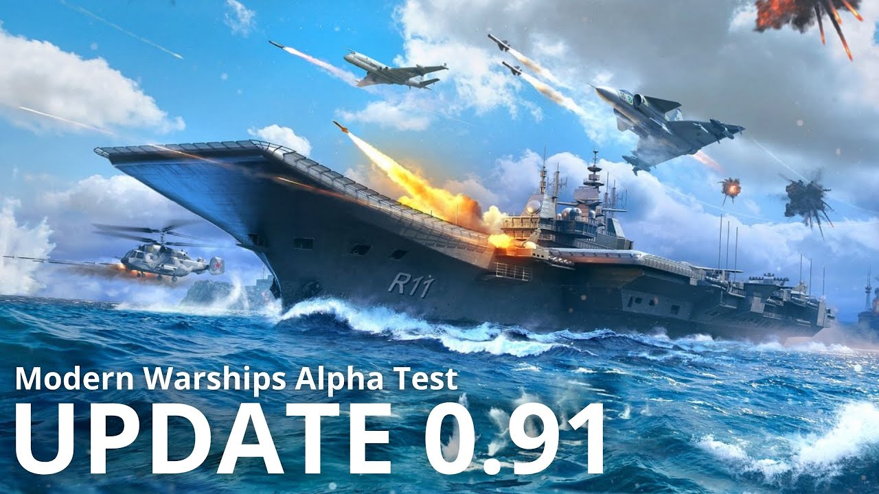 Modern Warships Alpha Update - New Bomber Anti Submarine and New Aircraft Carrier - Modern Warships