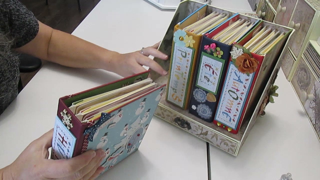 Calendrier perpétuel 4 saisons | Projet facile | Le dévoilement | Scrapbooking VENDU