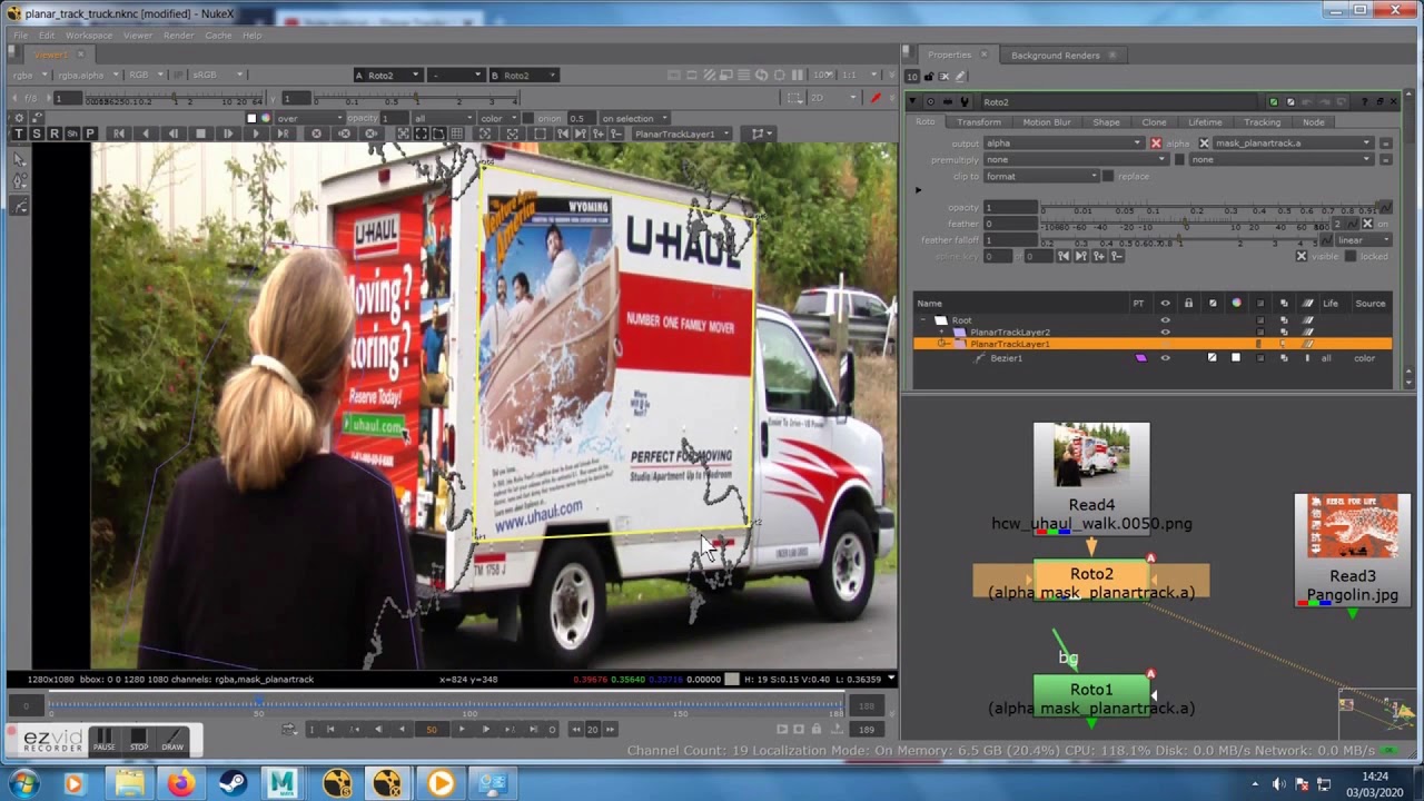 04 Planar tracking tutorial using Nuke X