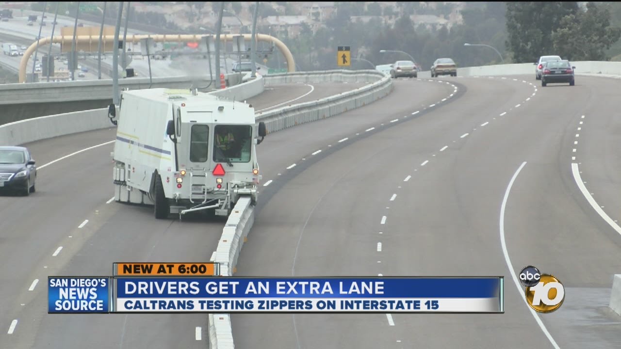 TRAFFIC: Drivers Get Extra Lane During Rush Hour with 