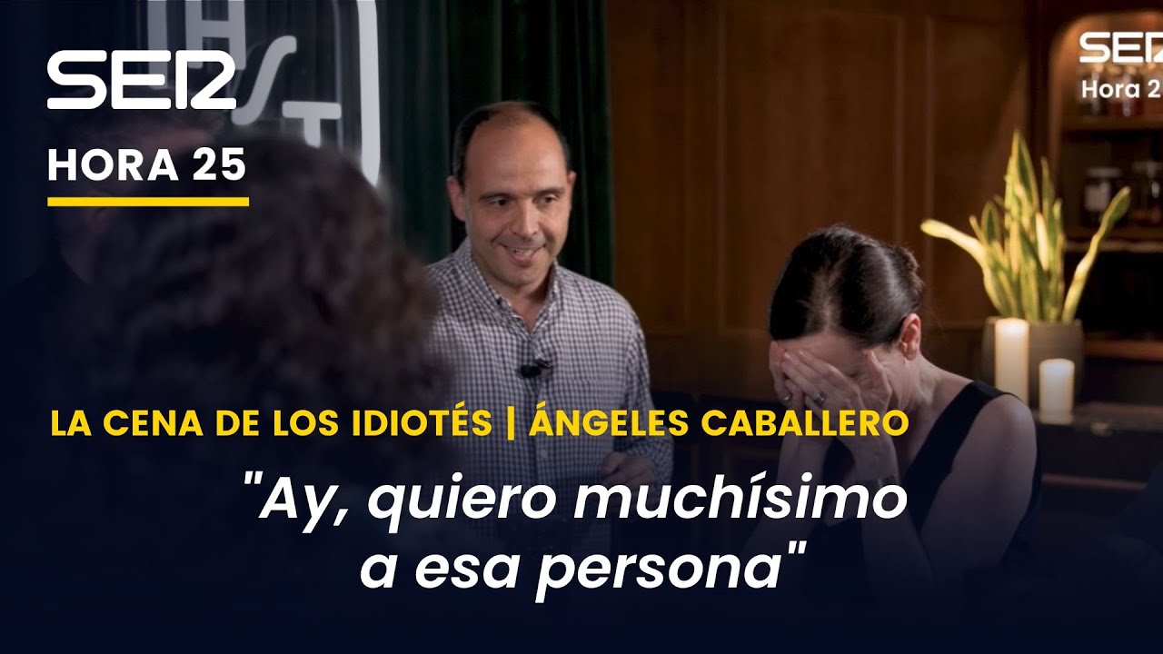 Ángeles Caballero revienta de amor cuando su marido Tomás entra por sorpresa en la grabación