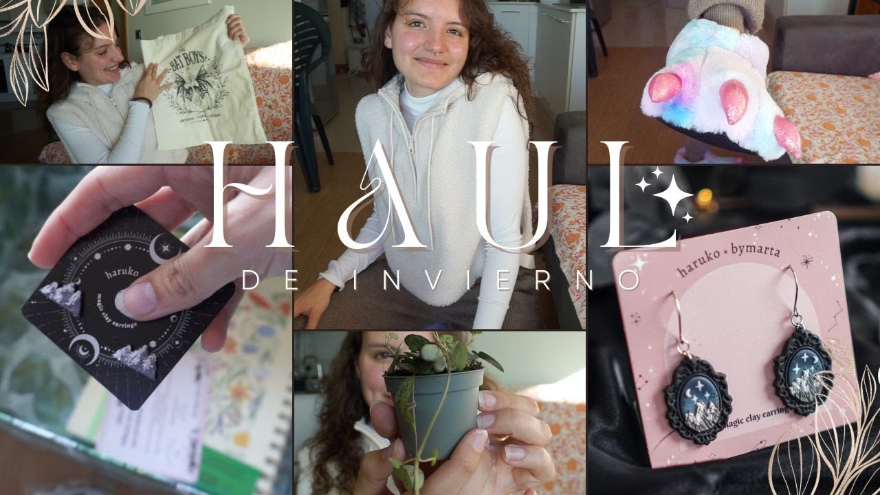 HAUL ❄️ ropa, caja ACOTAR, agendas UO y plantas