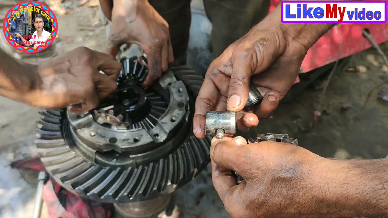 how to differential pin change in Mahindra 575 di mkm/महिन्दरा 575 स्टार पिन कैसे बदले/
