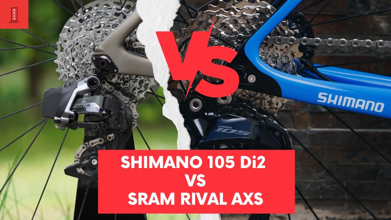 Shimano 105 Di2 vs. SRAM Rival AXS - którą 