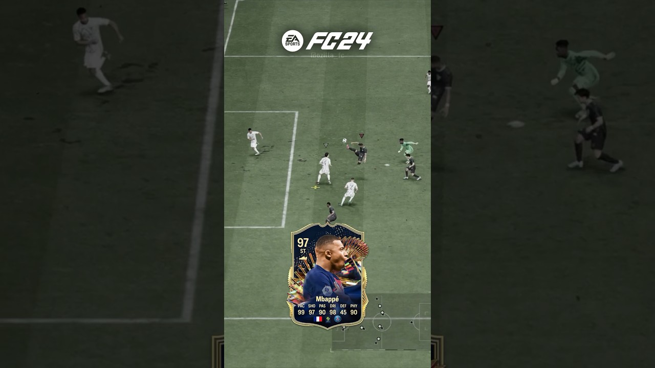 BEST PSG Mbappe goals in FIFA 🇫🇷🐢 #eafc #eafc24 #fc24 #fut #football #shorts